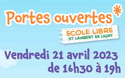 Portes ouvertes 21 avril 2023